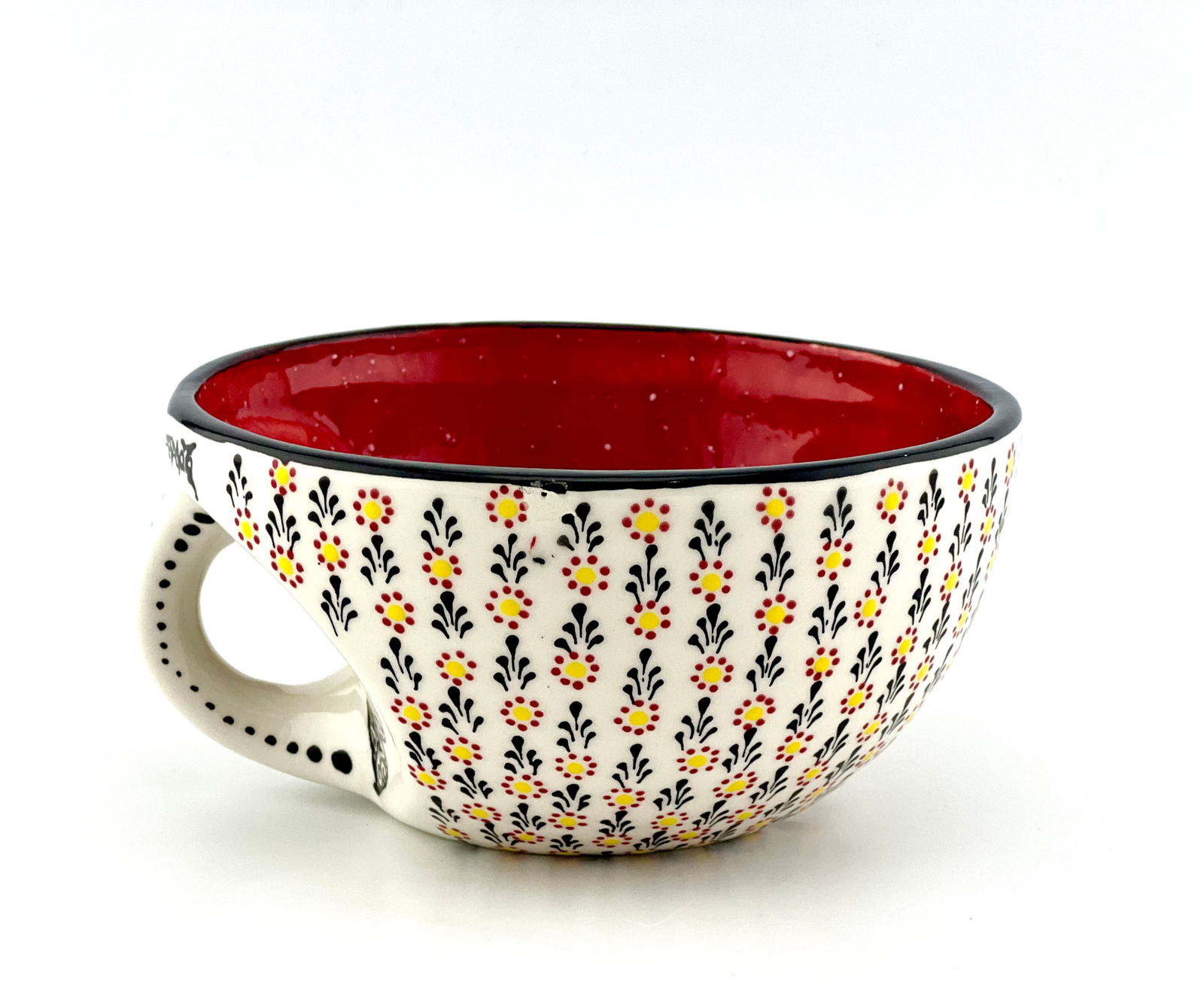 Couch Bowl Rain of flowers white - Image 5