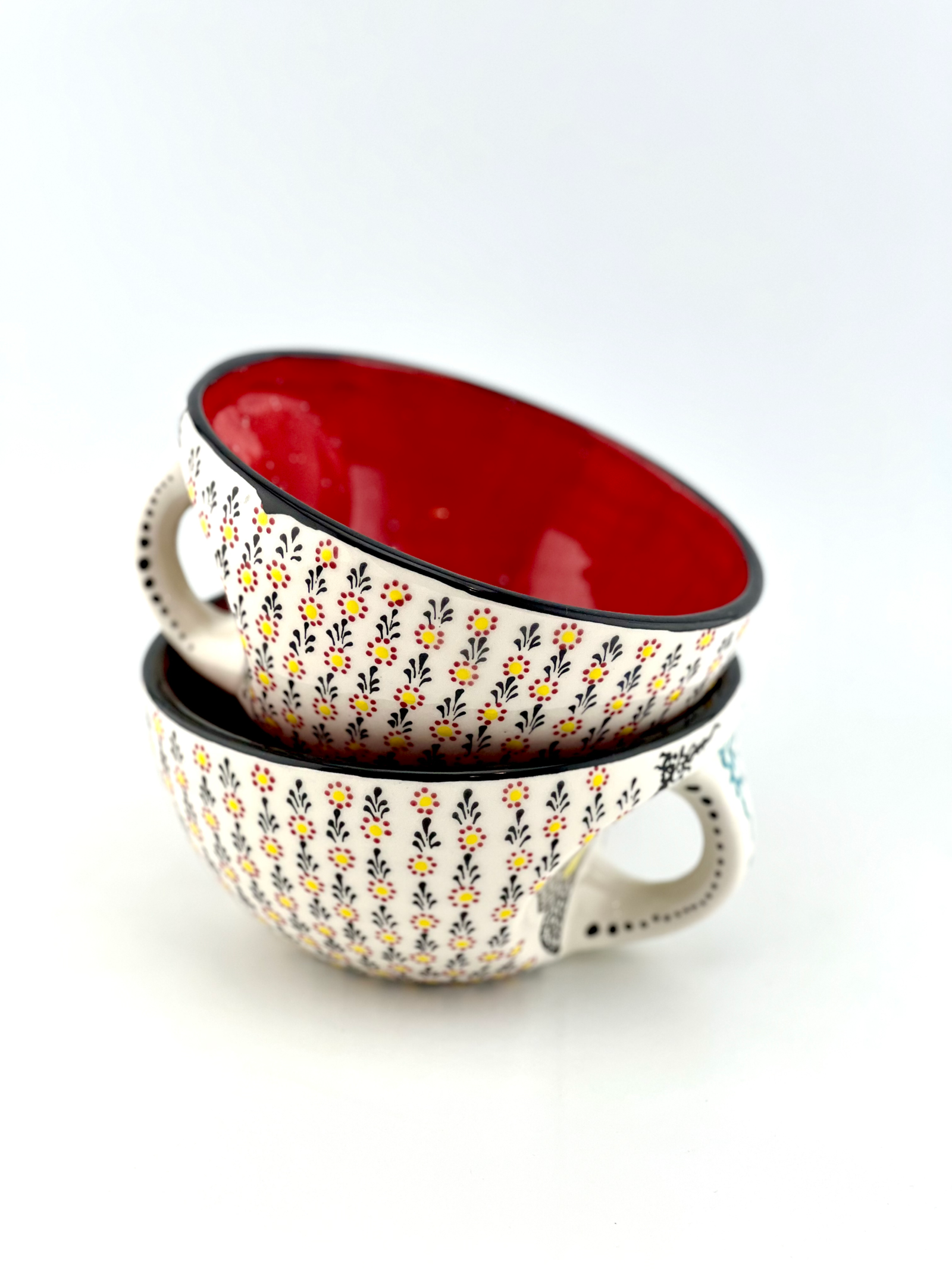 Couch Bowl Rain of flowers white - Image 2