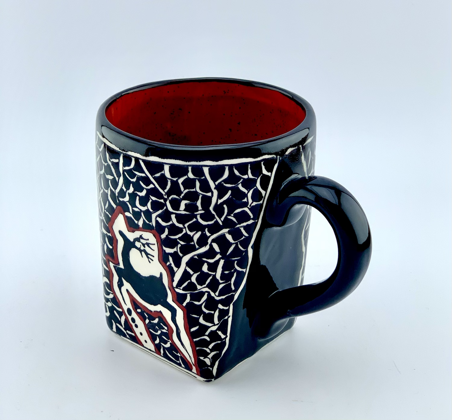 Black and white historical coffee mug - Image 4