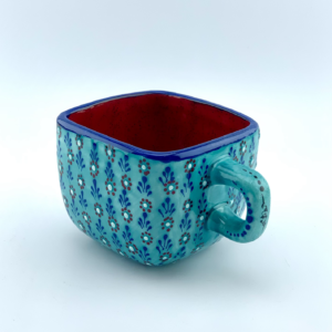 Turquaze square mug