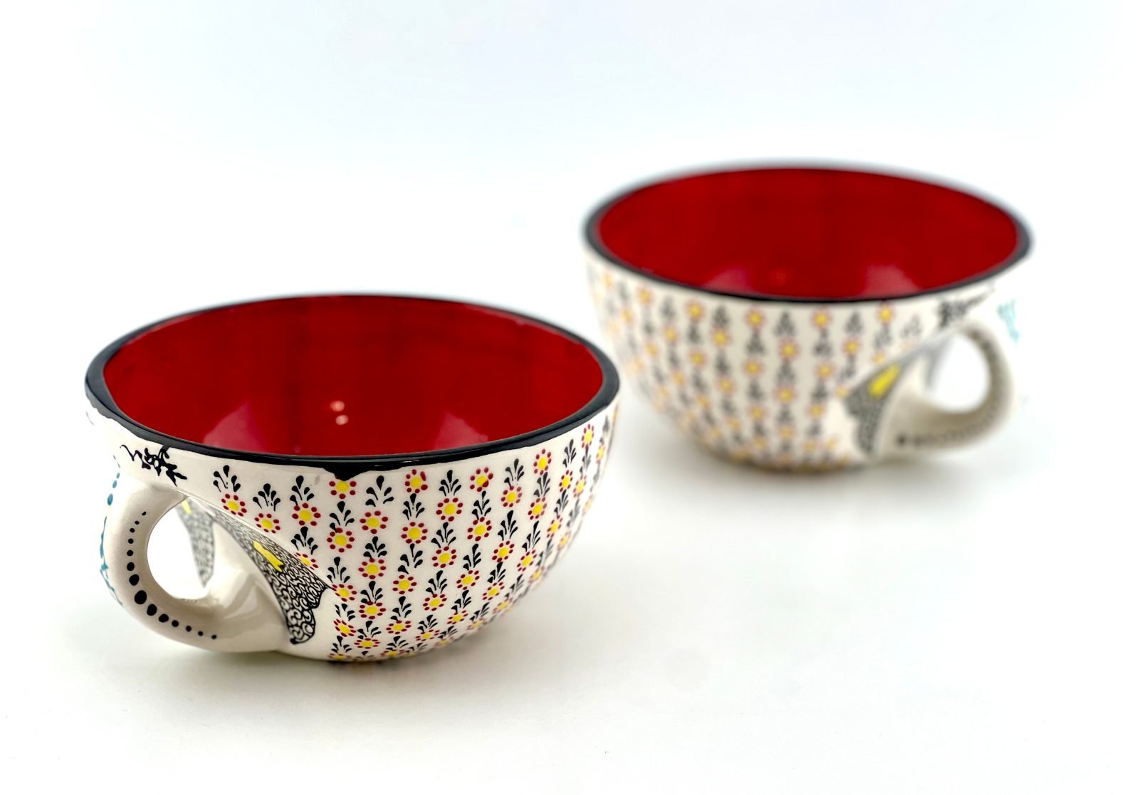 Couch Bowl Rain of flowers white - Image 10