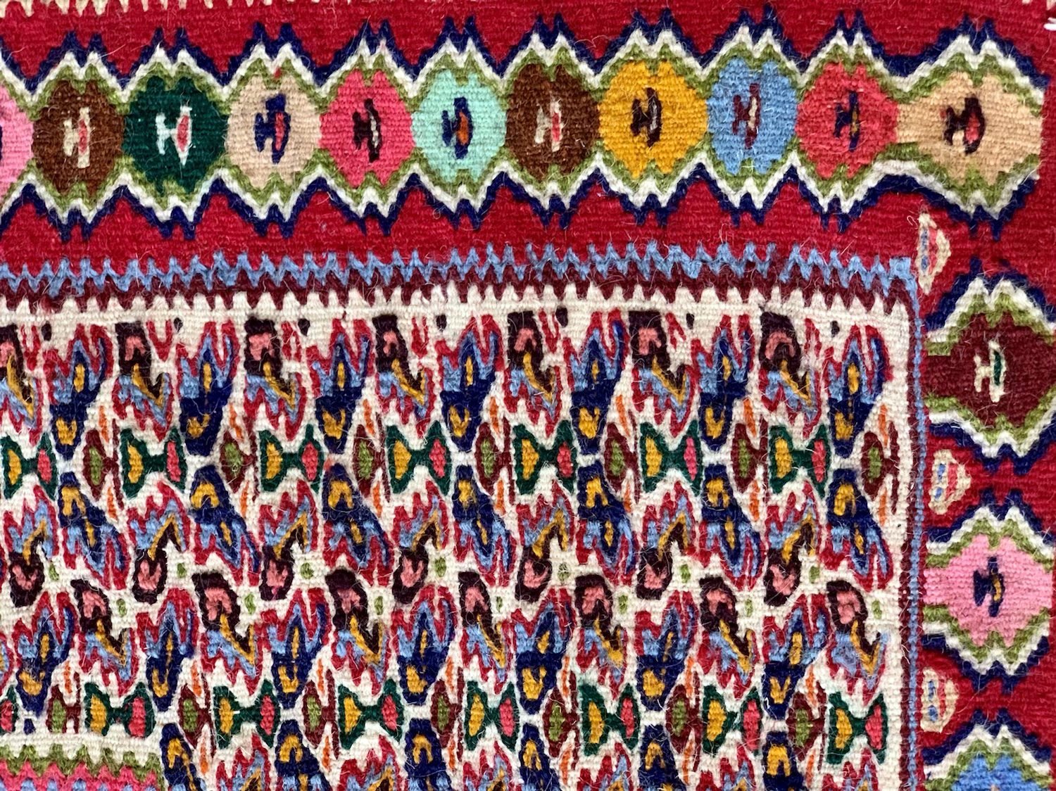 Kurdish Kilim Rug set Of 2 - Image 10
