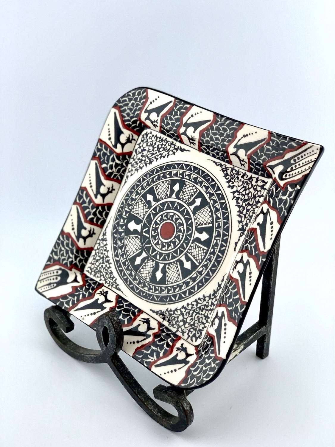 Historical designed plate