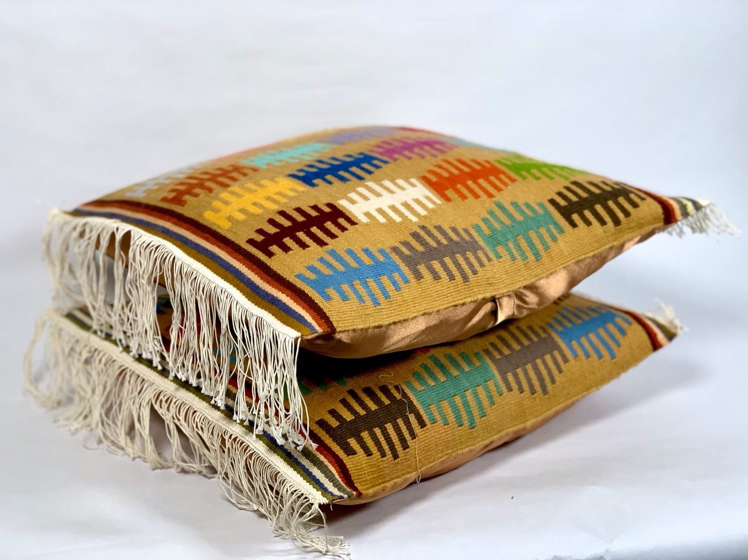 Kurdish Kilim Pillow set of 2 - Image 7