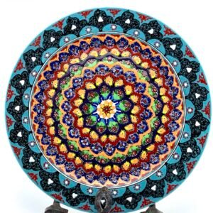 Garden designed plate