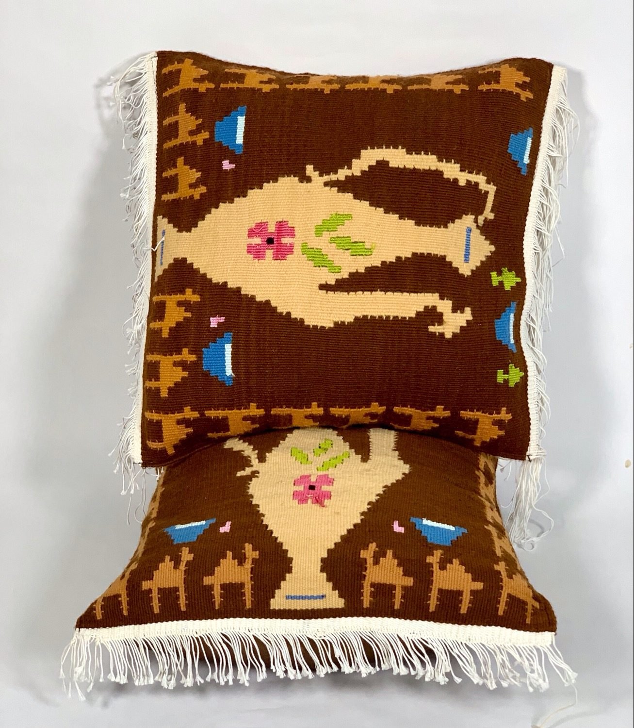 Kurdish Kilim Pillow set of 2 1 - Image 7