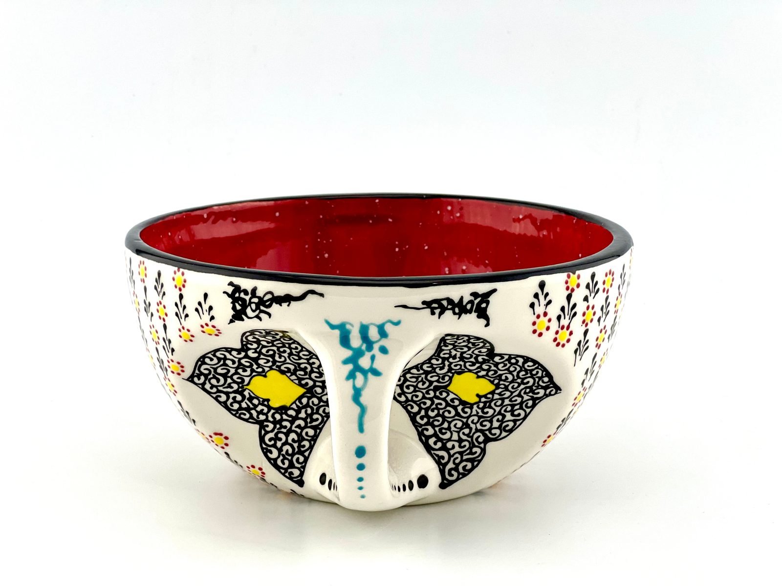 Couch Bowl Rain of flowers white - Image 8