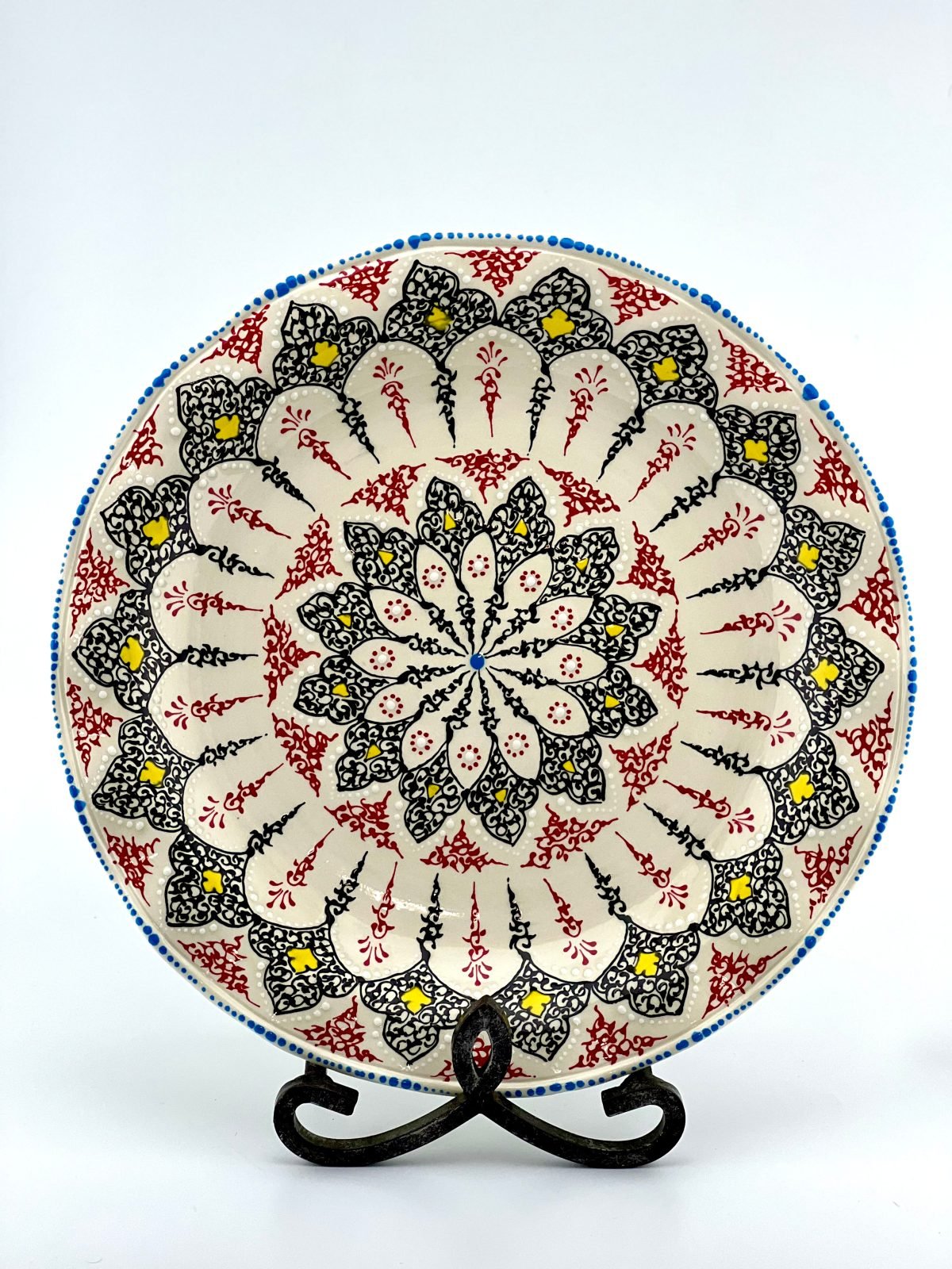 Large Ceramic plate traditional design