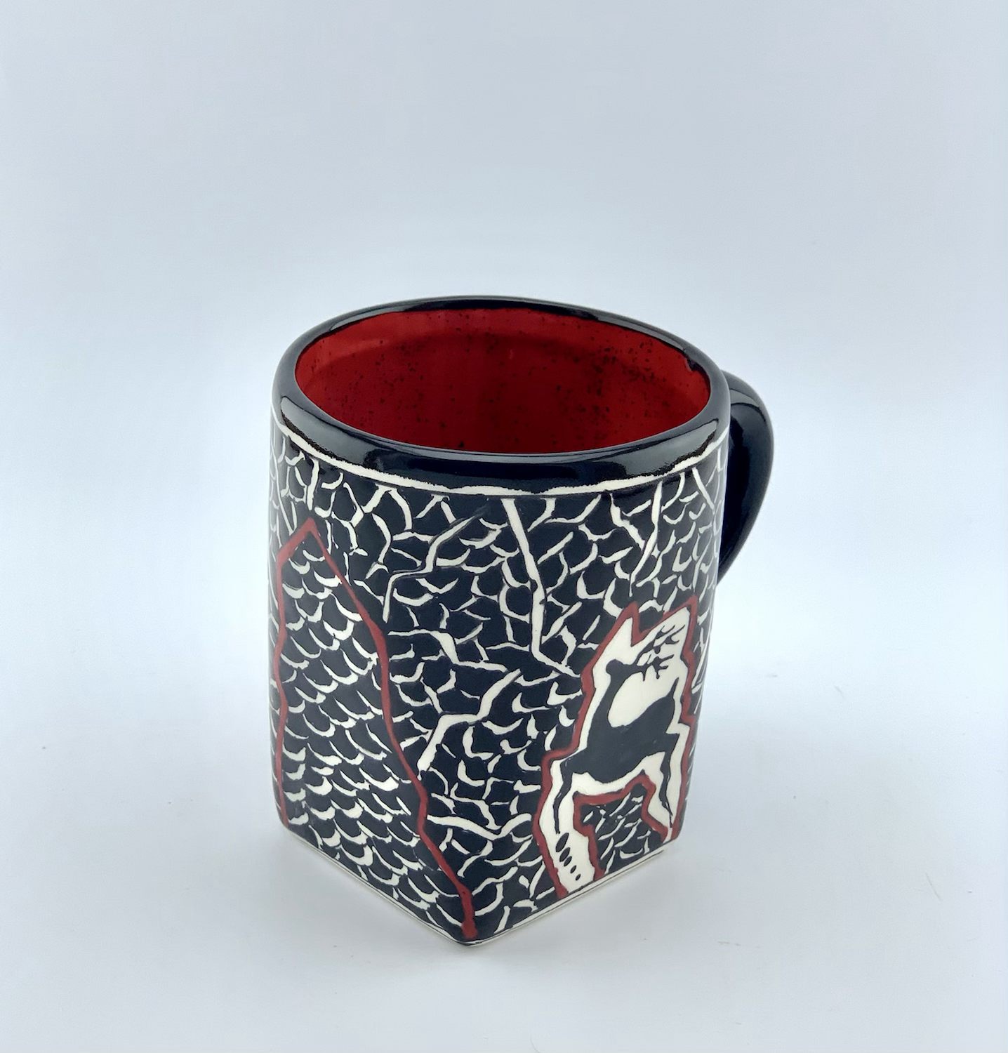 Black and white historical coffee mug - Image 2