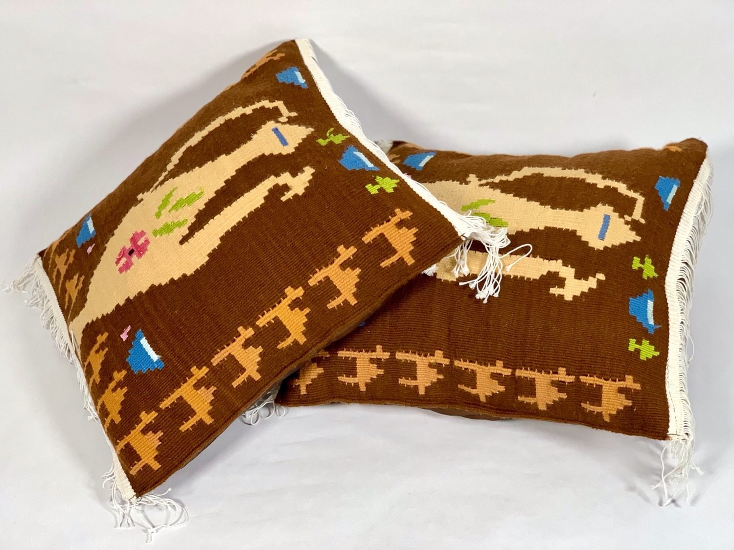 Kurdish Kilim Pillow set of 2 1 - Image 5