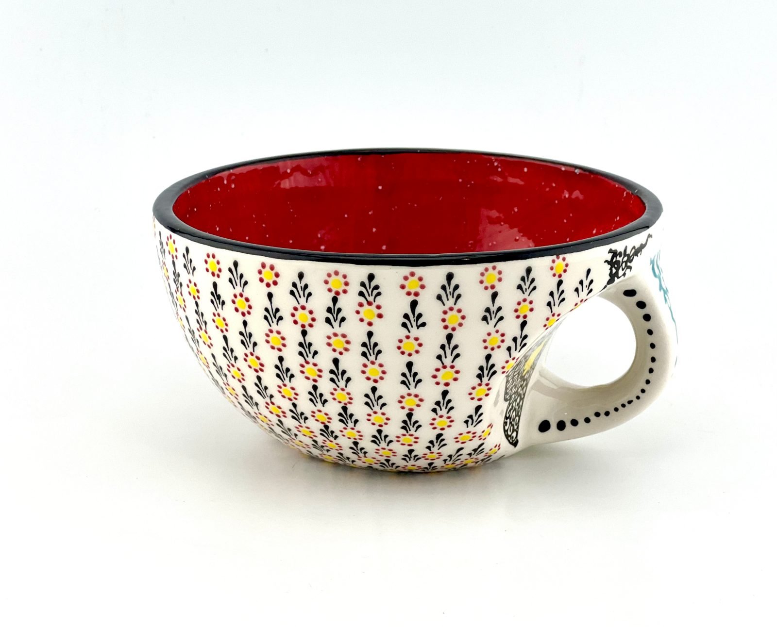 Couch Bowl Rain of flowers white - Image 7