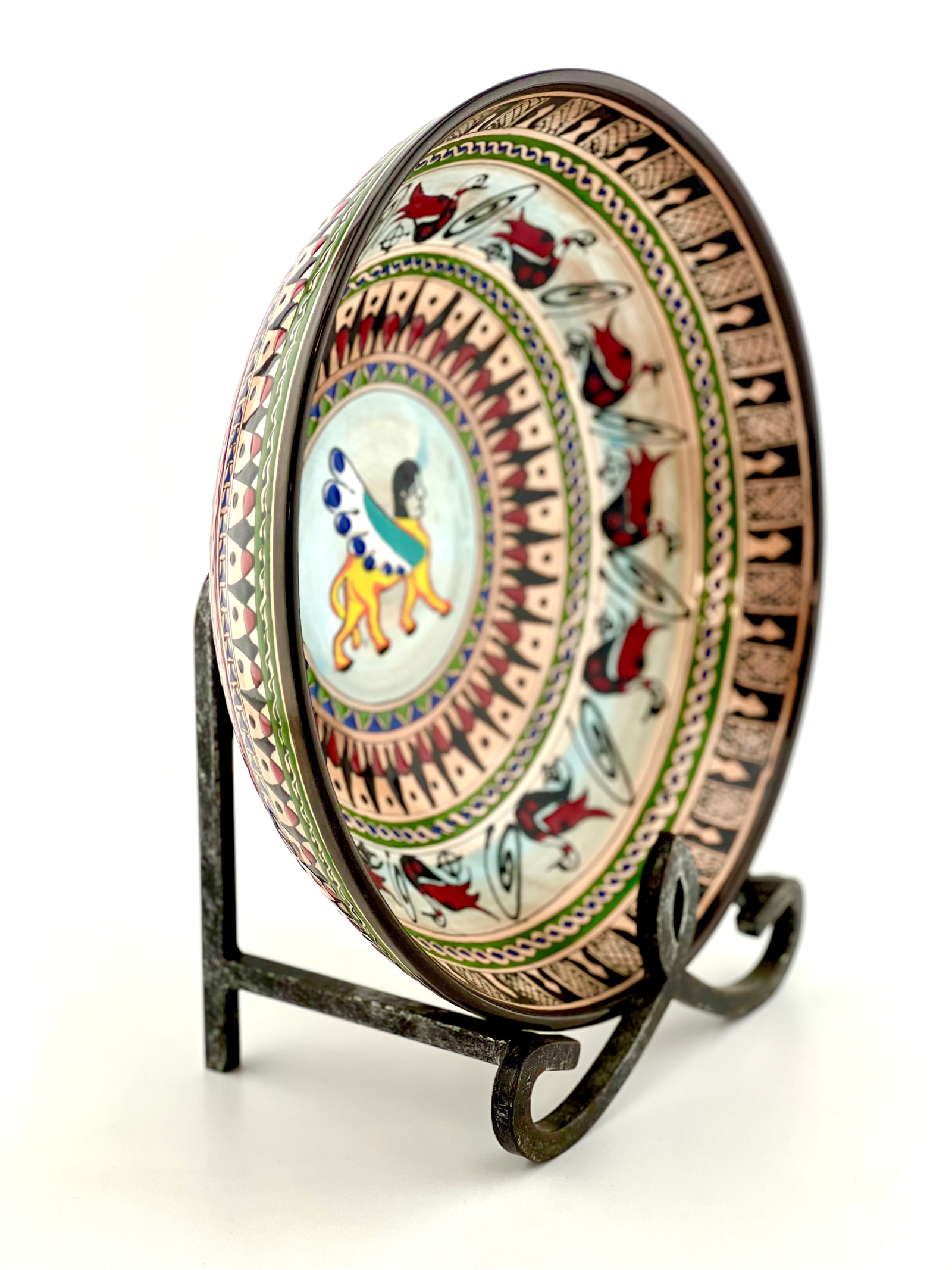 Hand-painted ceramic bowl in hysterical style - Image 5