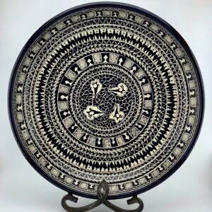 Black and white large bowl