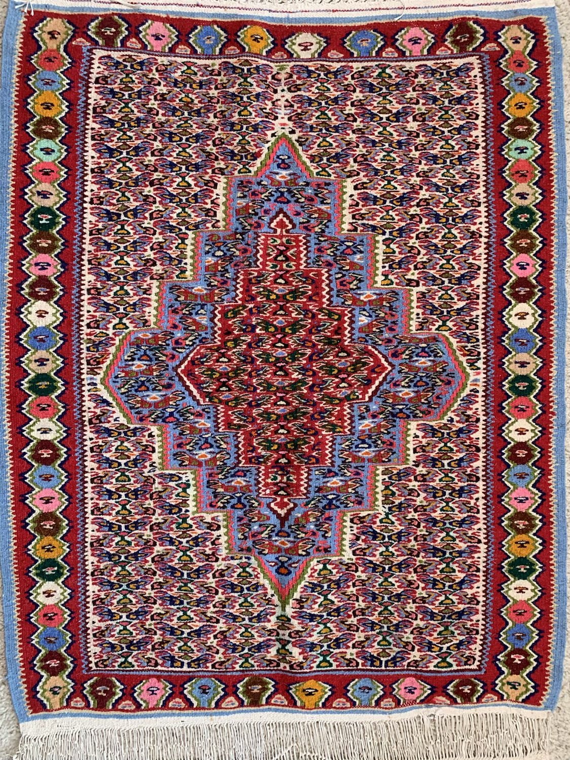 Kurdish Kilim Rug set Of 2 - Image 15