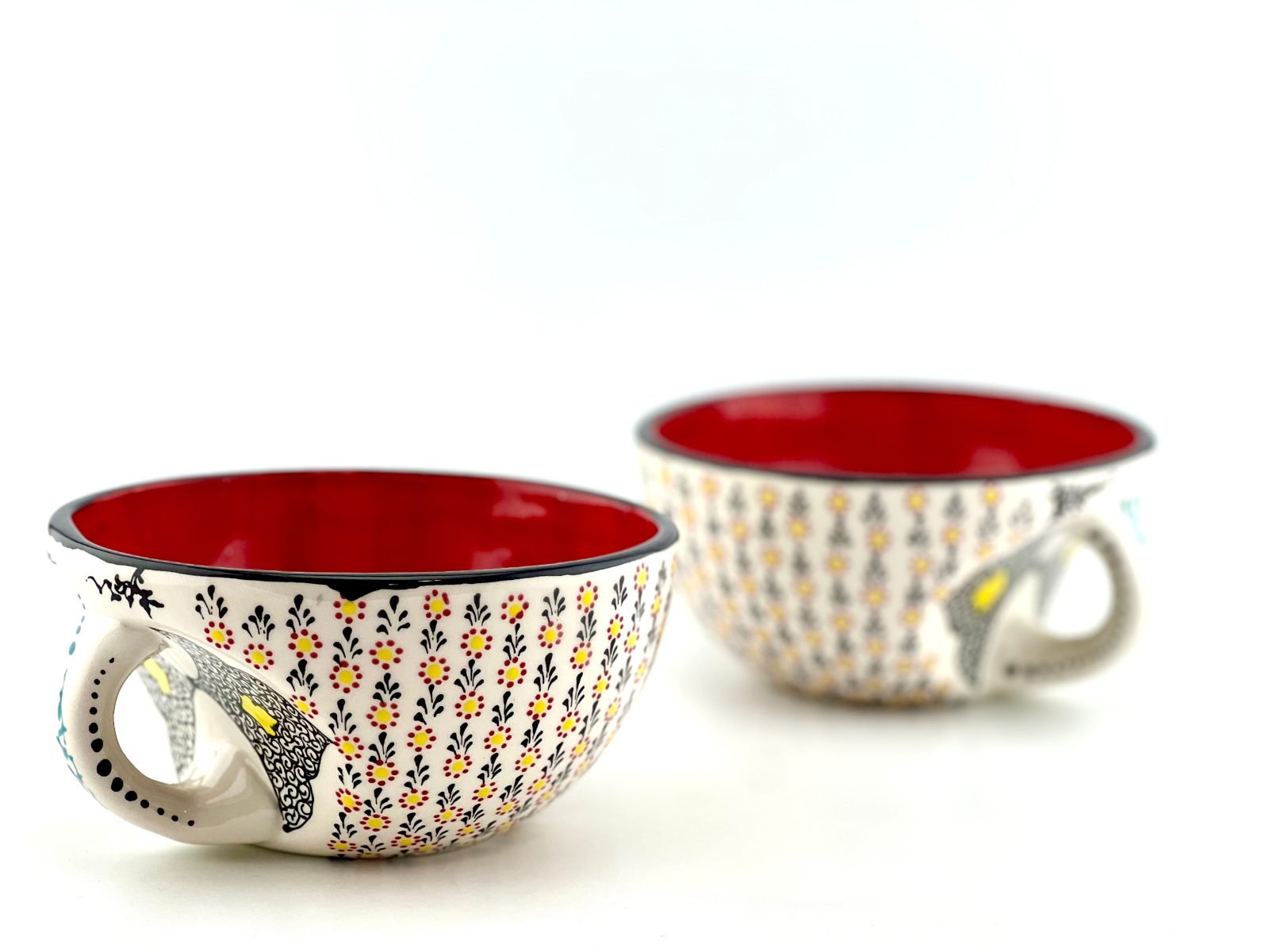 Couch Bowl Rain of flowers white - Image 9