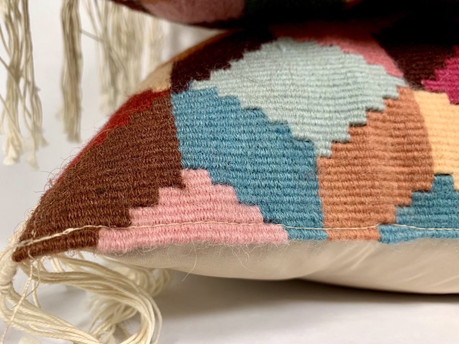 Kurdish Kilim Pillow set of 2 2 - Image 7