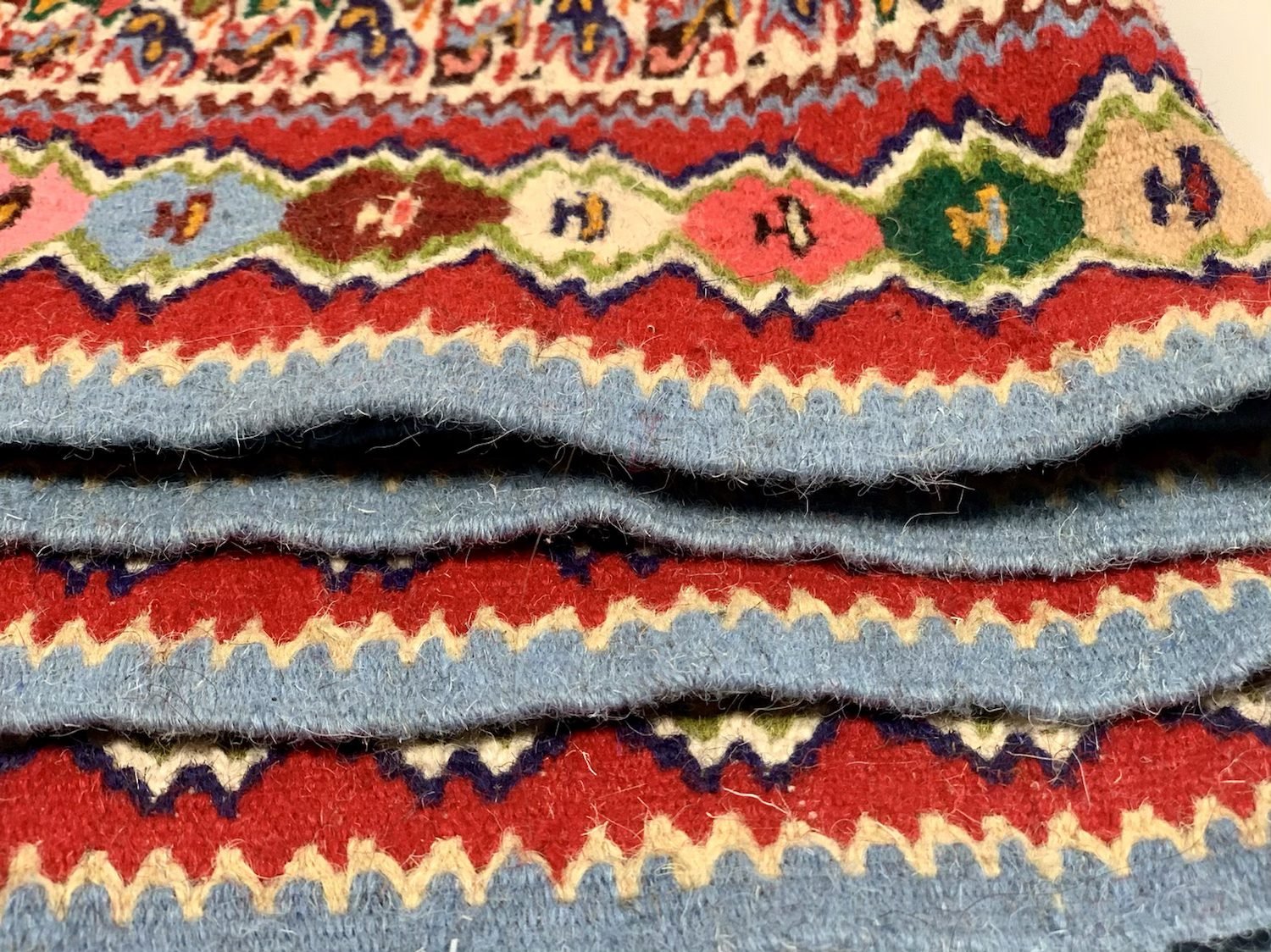 Kurdish Kilim Rug set Of 2 - Image 8