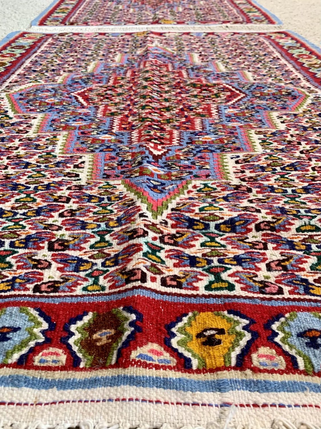 Kurdish Kilim Rug set Of 2 - Image 13