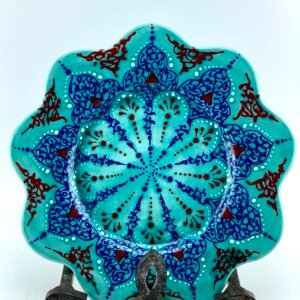 Turquoise plate