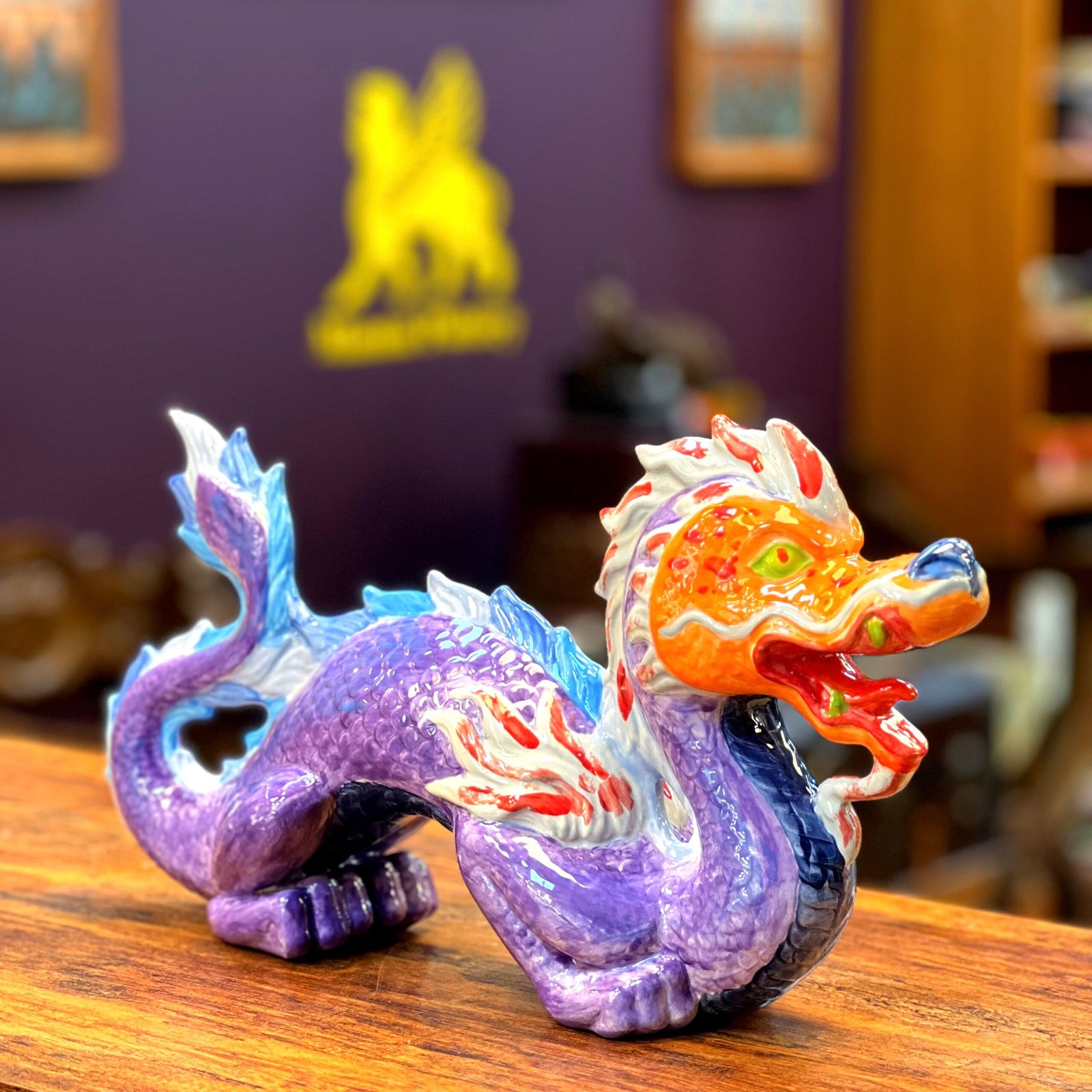 A creative artist immersed in pottery painting